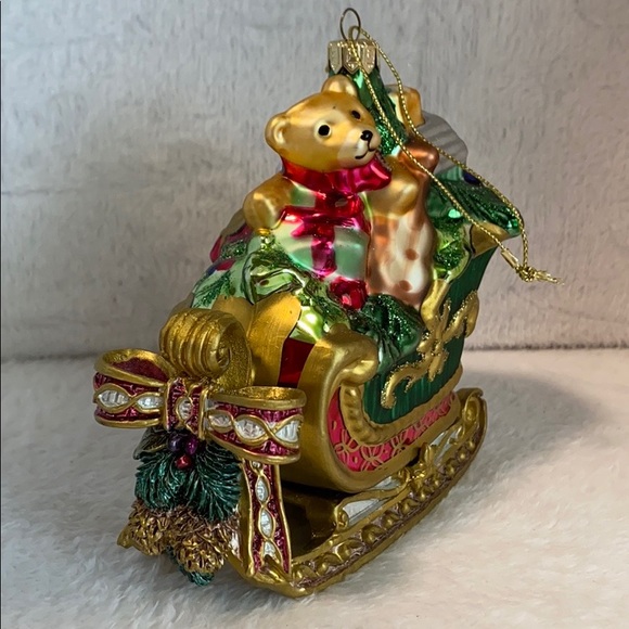 Fitz and Floyd Vintage Santa Sleigh - Picture 4 of 5